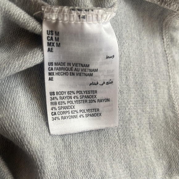 Ideology Open Front Draped Style Solid Color Women's Hoodie Top - Picture 6 of 6